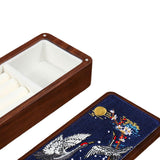 Maxbell Jewelry Box Organizer Retro for Women Jewelry Storage Box for Rings Earrings Crane