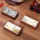 Maxbell Jewelry Box Organizer Retro for Women Jewelry Storage Box for Rings Earrings Flower