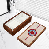 Maxbell Jewelry Box Organizer Retro for Women Jewelry Storage Box for Rings Earrings Flower