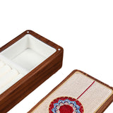 Maxbell Jewelry Box Organizer Retro for Women Jewelry Storage Box for Rings Earrings Flower
