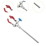 Maxbell Flask Clamp Length 26cm Adjustable Steel Test Tube Extension Adjust Lab Clip