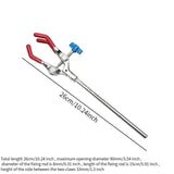 Maxbell Flask Clamp Length 26cm Adjustable Steel Test Tube Extension Adjust Lab Clip