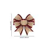 Maxbell 25x Xmas Ribbon Bows Handmade Christmas Wreath Bows for Birthday Home Basket