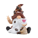 Maxbell Coffee Gnomes Coffee Table Gnomes Creative Ornament for Home Tiered Tray Bar