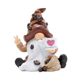 Maxbell Coffee Gnomes Coffee Table Gnomes Creative Ornament for Home Tiered Tray Bar