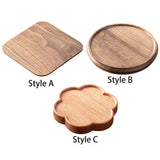 Maxbell Bamboo Serving Tray Decoration Breakfast Dinner Tray for Fruit Drinks Coffee square