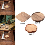 Maxbell Bamboo Serving Tray Decoration Breakfast Dinner Tray for Fruit Drinks Coffee square