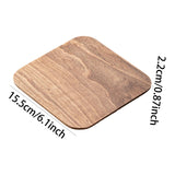 Maxbell Bamboo Serving Tray Decoration Breakfast Dinner Tray for Fruit Drinks Coffee square