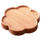 Maxbell Bamboo Serving Tray Decoration Breakfast Dinner Tray for Fruit Drinks Coffee flowers