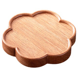 Maxbell Bamboo Serving Tray Decoration Breakfast Dinner Tray for Fruit Drinks Coffee flowers