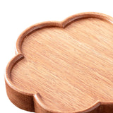 Maxbell Bamboo Serving Tray Decoration Breakfast Dinner Tray for Fruit Drinks Coffee flowers