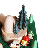 Maxbell Train Music Box Figurine Home Decoration Accessories for Shelf Indoor Office B
