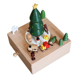 Maxbell Train Music Box Figurine Home Decoration Accessories for Shelf Indoor Office E