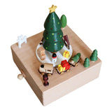 Maxbell Train Music Box Figurine Home Decoration Accessories for Shelf Indoor Office E