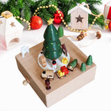 Maxbell Train Music Box Figurine Home Decoration Accessories for Shelf Indoor Office E