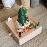Maxbell Train Music Box Figurine Home Decoration Accessories for Shelf Indoor Office E