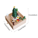 Maxbell Train Music Box Figurine Home Decoration Accessories for Shelf Indoor Office E