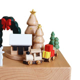 Maxbell Wooden Music Box Statue Crafts Table Centerpiece for Bedroom Fireplace Party