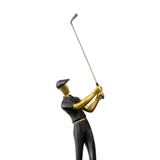 Golf Figurine Creative Decorative Home Gifts Crafts for Home Golf Lover Gift Black A