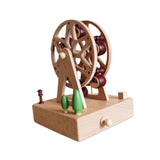 Wooden Music Box Figurine Music Box Figurine for Home Living Room Bedroom