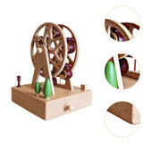 Wooden Music Box Figurine Music Box Figurine for Home Living Room Bedroom