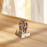 Wooden Music Box Figurine Music Box Figurine for Home Living Room Bedroom