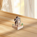 Wooden Music Box Figurine Music Box Figurine for Home Living Room Bedroom