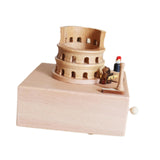 Maxbell Wooden Music Box Figurine Music Box Figurine for Home Living Room Bedroom