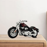 Maxbell 1:18 Motorcycle Model Classic Desktop Ornament for 3-9 Year Old Teens Adults red