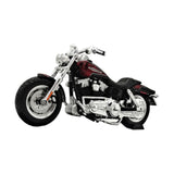 Maxbell 1:18 Motorcycle Model Classic Desktop Ornament for 3-9 Year Old Teens Adults red