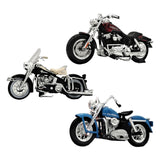 Maxbell 1:18 Motorcycle Model Classic Desktop Ornament for 3-9 Year Old Teens Adults red