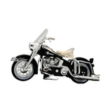 Maxbell 1:18 Motorcycle Model Classic Desktop Ornament for 3-9 Year Old Teens Adults white