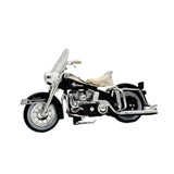 Maxbell 1:18 Motorcycle Model Classic Desktop Ornament for 3-9 Year Old Teens Adults white