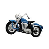 Maxbell 1:18 Motorcycle Model Classic Desktop Ornament for 3-9 Year Old Teens Adults blue
