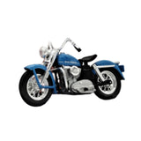 Maxbell 1:18 Motorcycle Model Classic Desktop Ornament for 3-9 Year Old Teens Adults blue