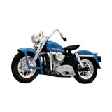 Maxbell 1:18 Motorcycle Model Classic Desktop Ornament for 3-9 Year Old Teens Adults blue