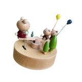 Maxbell Wood Musical Box Crafts Home Decoration Accessories for Friends Girls