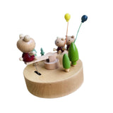 Maxbell Wood Musical Box Crafts Home Decoration Accessories for Friends Girls