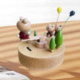 Maxbell Wood Musical Box Crafts Home Decoration Accessories for Friends Girls
