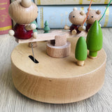Maxbell Wood Musical Box Crafts Home Decoration Accessories for Friends Girls
