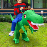 Maxbell Inflatable Riding Dinosaur Costume Cosplay Outfit for Holiday Carnival Party M