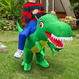 Maxbell Inflatable Riding Dinosaur Costume Cosplay Outfit for Holiday Carnival Party M