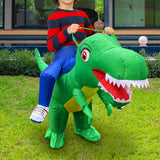 Maxbell Inflatable Riding Dinosaur Costume Cosplay Outfit for Holiday Carnival Party XL