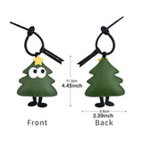 Maxbell Christmas Tree Keychain Cute Portable for Handbag Christmas Supplies Holiday