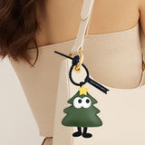 Maxbell Christmas Tree Keychain Cute Portable for Handbag Christmas Supplies Holiday