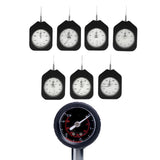 Maxbell Double Pointer Tension Meter Anti-slip Tensiometer for Valves Micro Switch 10g
