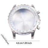 48mm Stainless Steel Watch Case Easy Installation Men's Watch Movement Parts