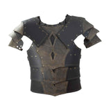 Maxbell Medieval Chest Armor Chest Shoulder Harness for Fancy Dress Role Play Knight gray
