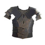Maxbell Medieval Chest Armor Chest Shoulder Harness for Fancy Dress Role Play Knight gray