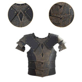 Maxbell Medieval Chest Armor Chest Shoulder Harness for Fancy Dress Role Play Knight gray